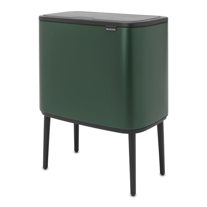Brabantia Bo Touch Bin Afvalemmer 11 + 23 L - Pine Green