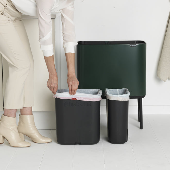 Brabantia Bo Touch Bin Afvalemmer 11 + 23 L - Pine Green