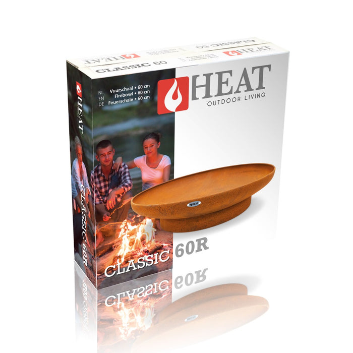 HEAT - Classic vuurschaal Ø 60 cm Roest - Staal - Vuurschaal - Bruin