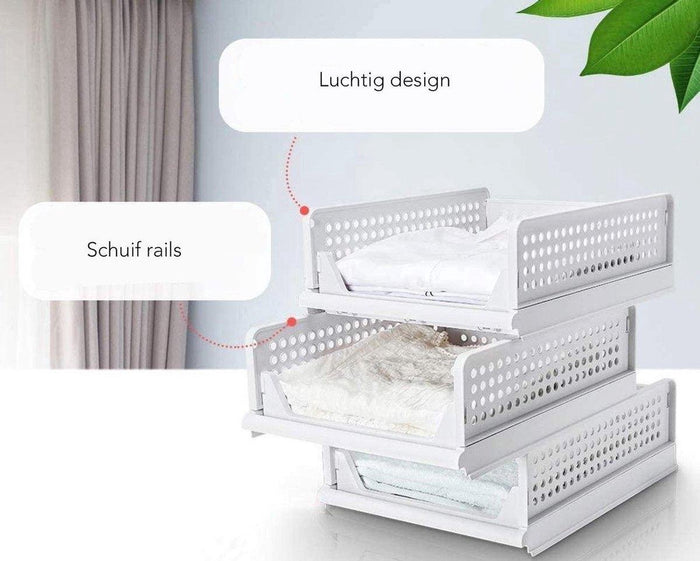 Sens Design Kast Organizer - Kleding Opberger - 3 verdieping - 25L