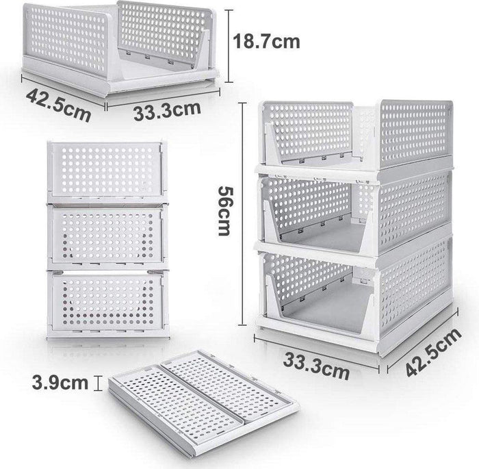 Sens Design Kast Organizer - Kleding Opberger - 3 verdieping - 25L