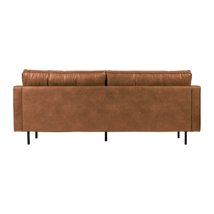 WOOOD Rodeo Classic 2,5-zitsbank - Eco-leder -  Cognac