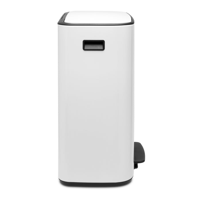 Brabantia Bo Pedaalemmer 2 x 30 L - Wit