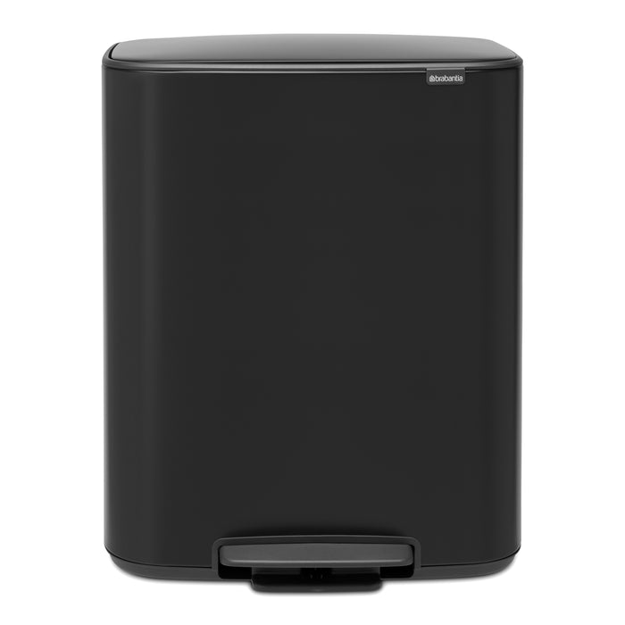 Brabantia Bo Pedaalemmer 2 x 30 L - Zwart