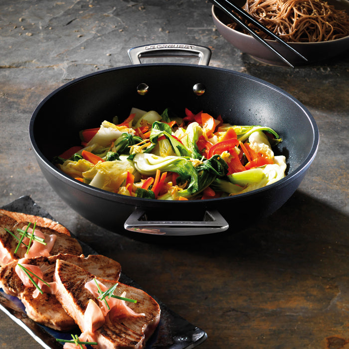 Le Creuset Les Forgées Wokpan Ø 28 cm