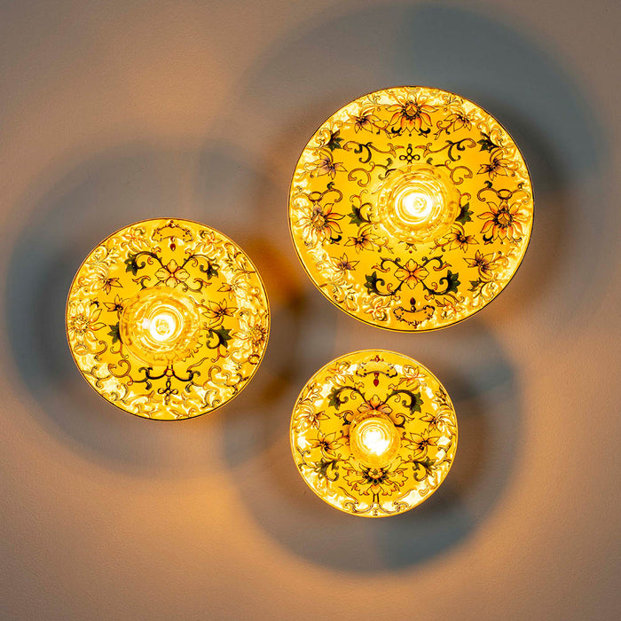 Bold Monkey Grannies Dishes Wandlamp Geel S