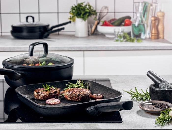 BK Grillpan Easy Induction Ceramic - 26 x 26 cm - keramische anti-aanbaklaag