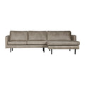 WOOOD Rodeo Chaise Longue Rechts - Eco-leder -  Elephant