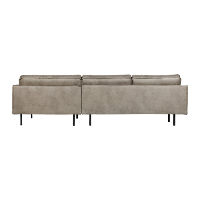 WOOOD Rodeo Chaise Longue Rechts - Eco-leder -  Elephant