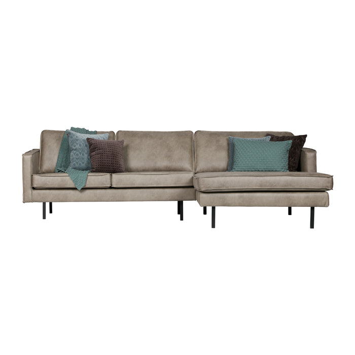 WOOOD Rodeo Chaise Longue Rechts - Eco-leder -  Elephant