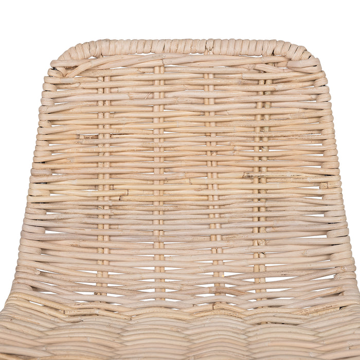 Beliani - CASSITA - Barkruk - Natuurlijk - Rotan