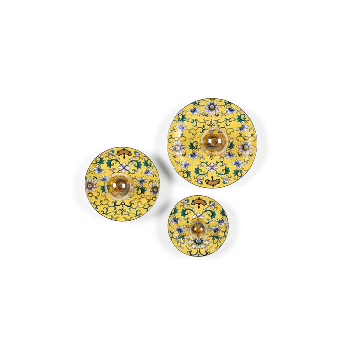 Bold Monkey Grannies Dishes wandlamp citroengeel L Geel