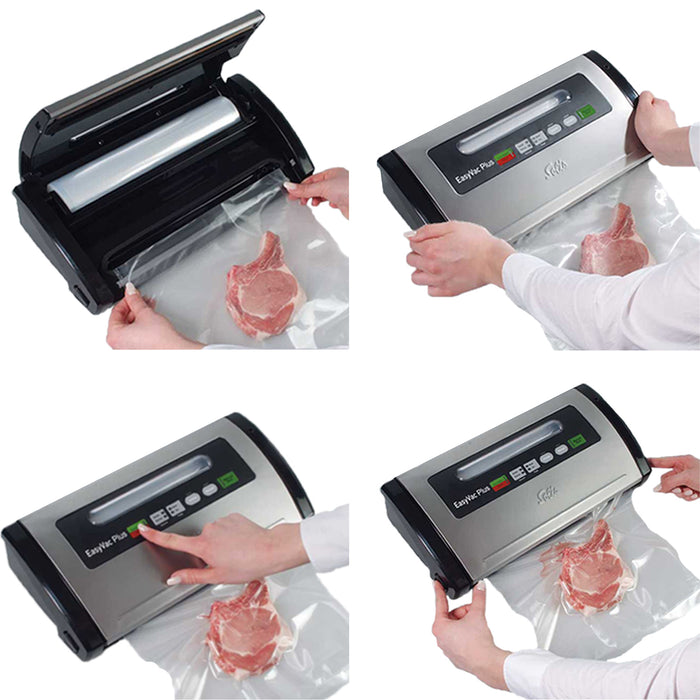 Solis Vac Plus 571 Vacumeermachine + 2 Vacuümrollen (20 x 600 cm)