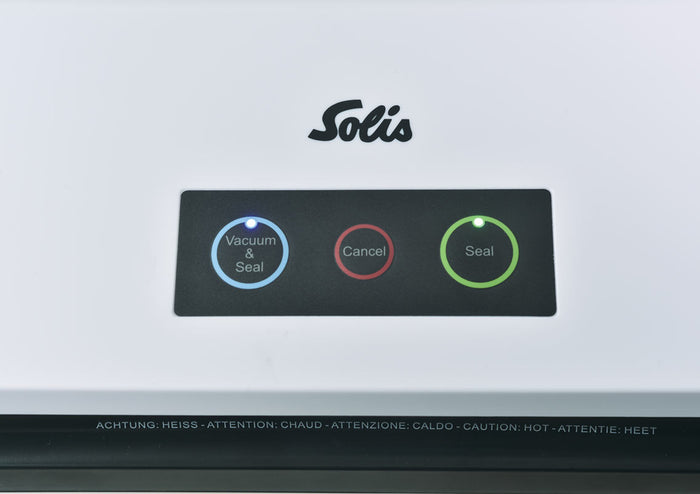 Solis Vac Quick 576 Vacumeermachine + 2 Vacuümrollen 20 x 600 cm - Wit