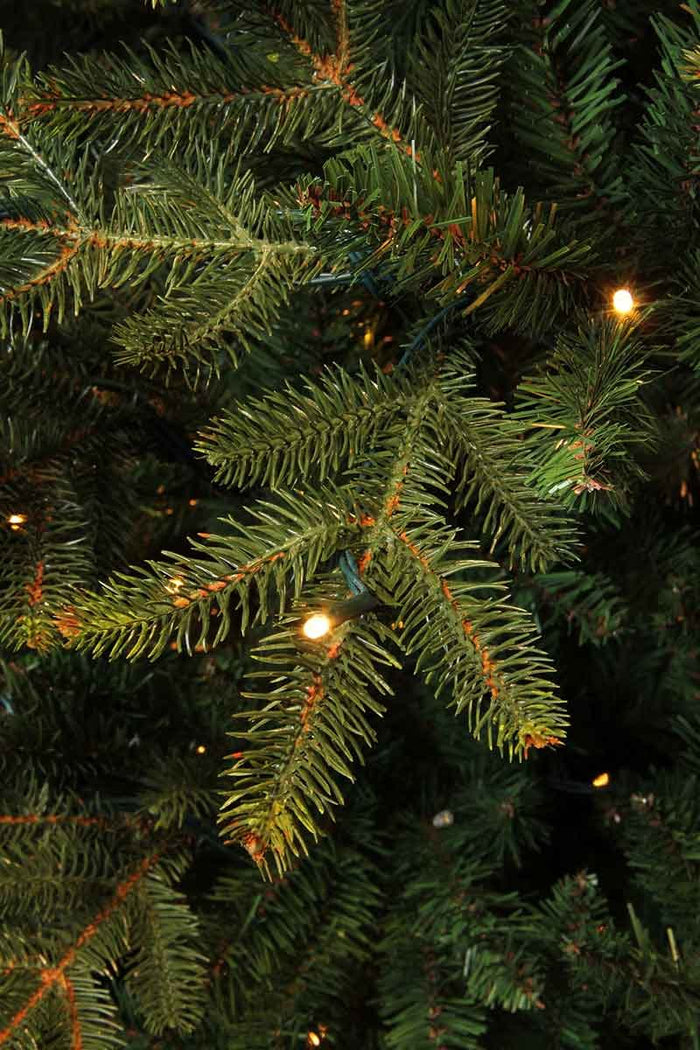 Black box kunstkerstboom led frasier maat in cm: 100 x 76 groen 72l