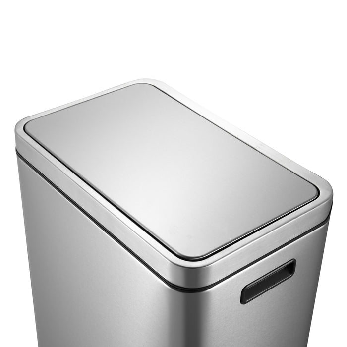 EKO Pedaalemmer X-Cube 2x20 L matzilverkleurig