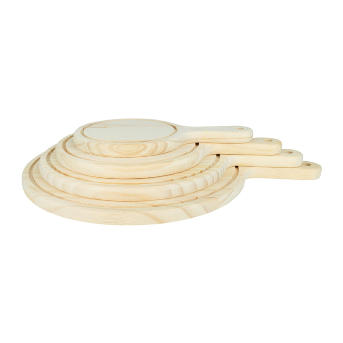 Krumble Serveerplank rond - M - Hout