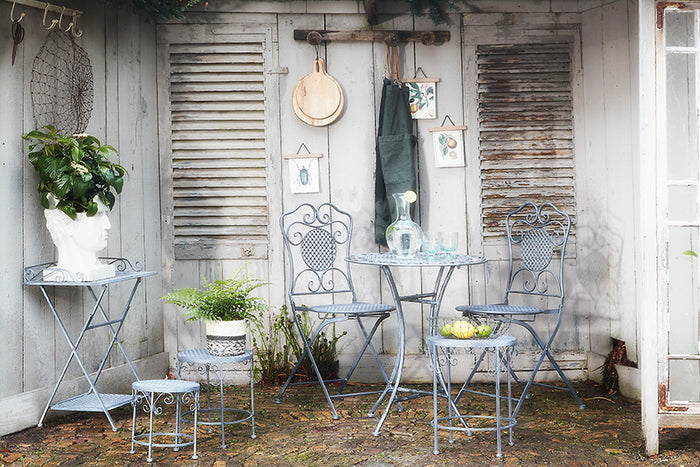 Mica Decorations Provence Inklapbare Bistrostoel Grijs