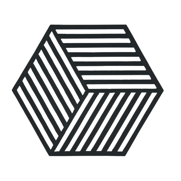 Zone Denmark Hexagon 3D Onderzetter Zwart