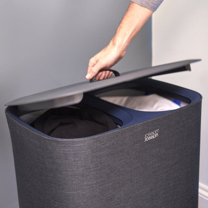 Joseph Joseph Tota Duo Wasmand 90 L - Carbon Black