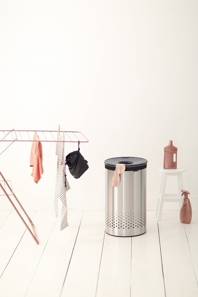 Brabantia Wasbox 60 L - Matt Steel / Dark Grey