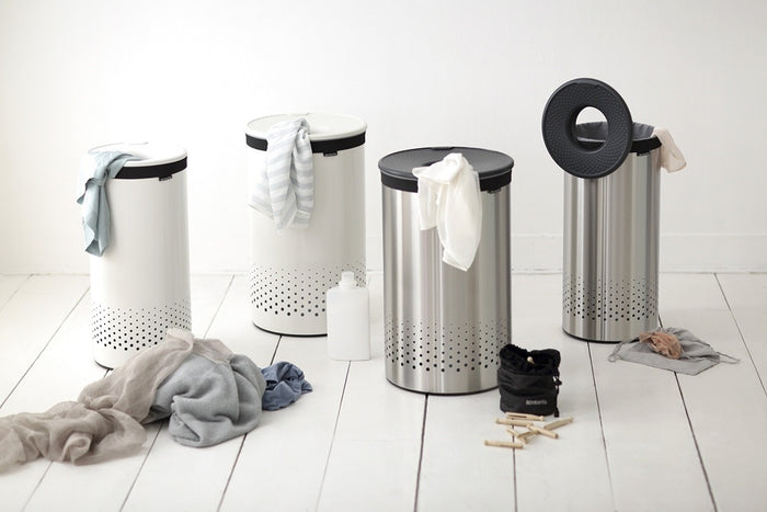 Brabantia Wasbox 60 L - Matt Steel / Dark Grey