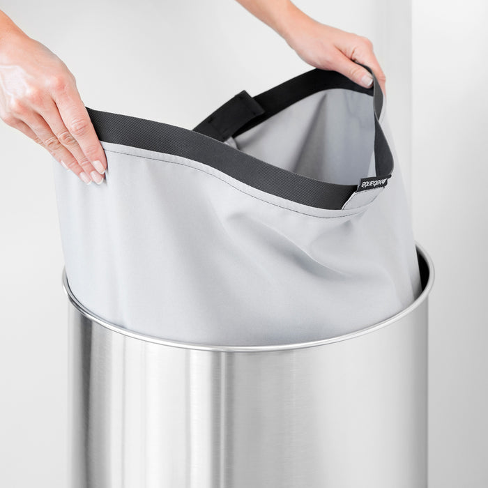 Brabantia Wasbox 60 L - Matt Steel / Dark Grey