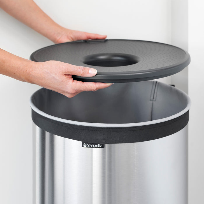 Brabantia Wasbox 60 L - Matt Steel / Dark Grey