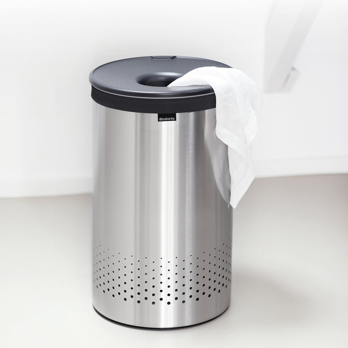 Brabantia Wasbox 60 L - Matt Steel / Dark Grey