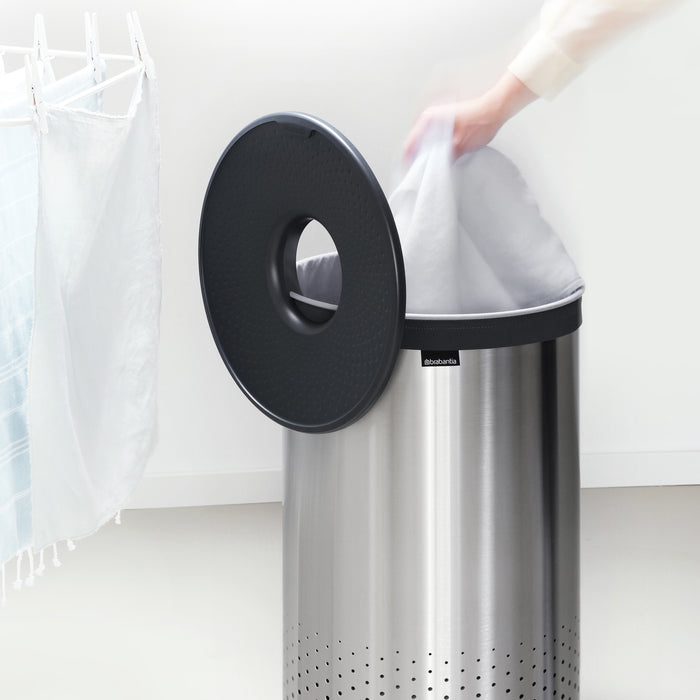 Brabantia Wasbox 60 L - Matt Steel / Dark Grey