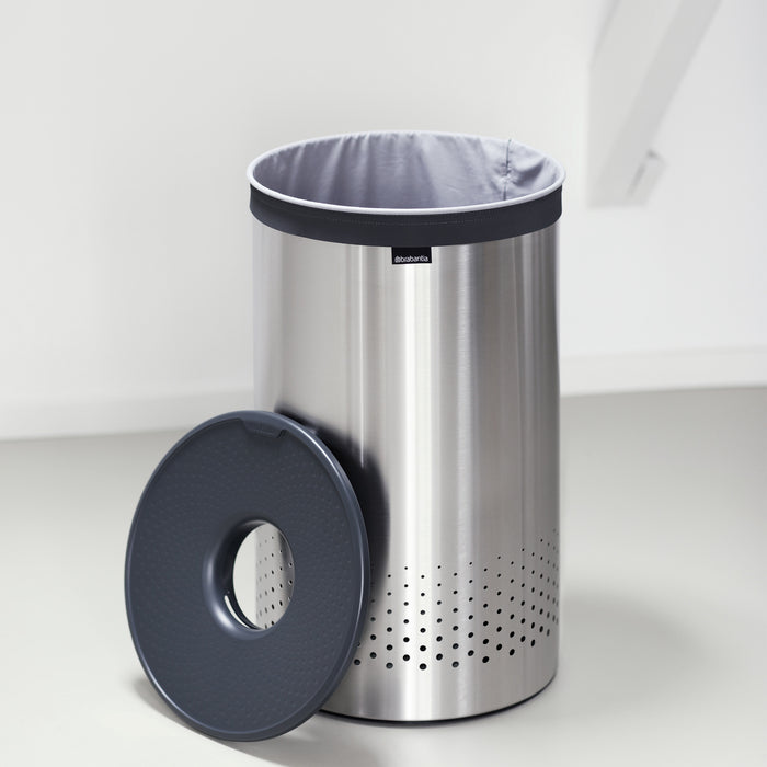 Brabantia Wasbox 60 L - Matt Steel / Dark Grey