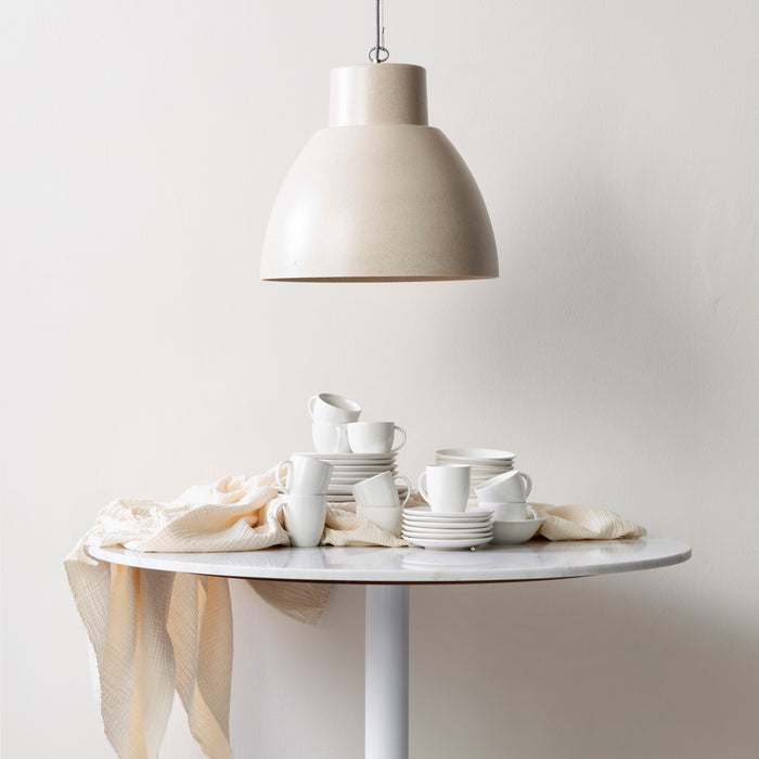 by fonQ Marble Eettafel Marmer - Ø 110 cm - Wit