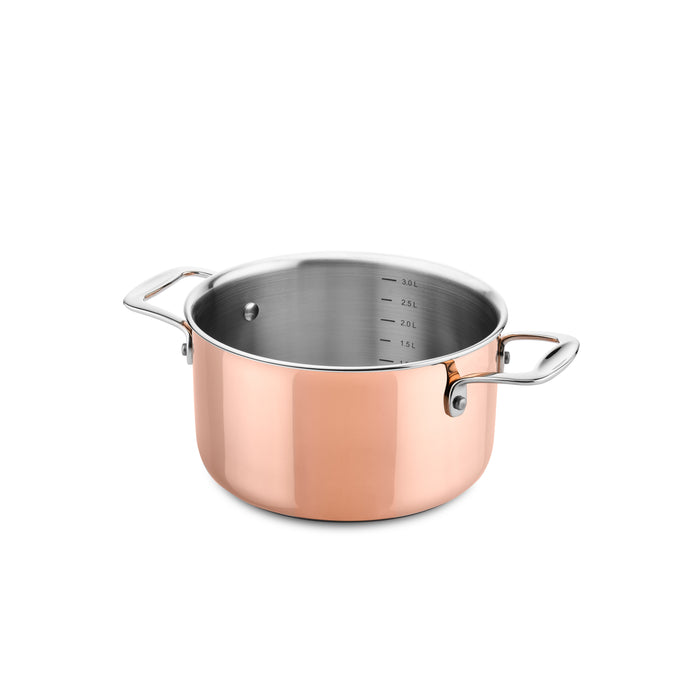 DUCQ hoge kookpan koper Ø20cm (ook inductie)