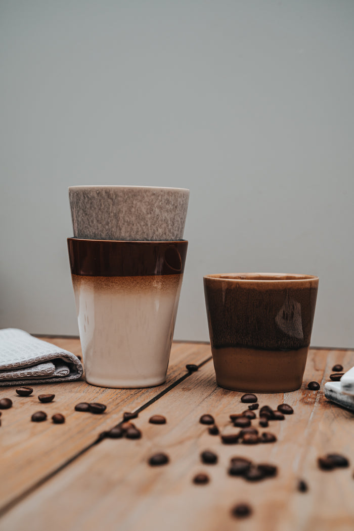 Kade 171 Earth koffiemok set van 12 200 en 310 ml