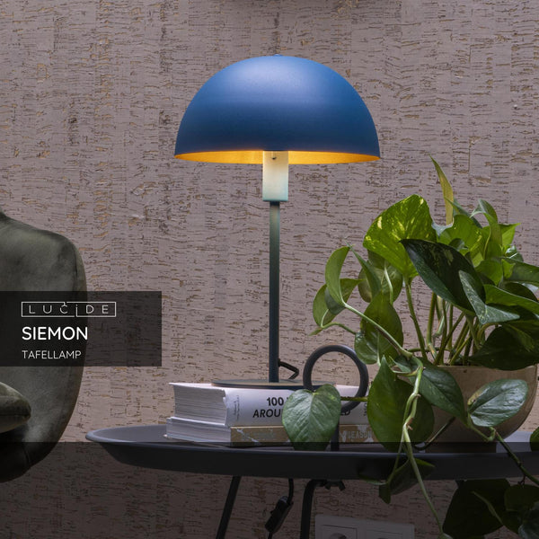 Lucide SIEMON Tafellamp - Blauw