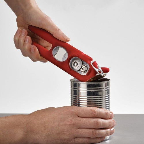Multifunctionele Blikopener - 4-in-1 functie - Rood - Joseph Joseph |