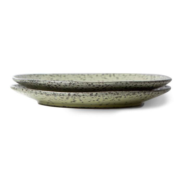 HKliving Gradient Ceramics Dessertbord Ø 16 cm - Set van 2