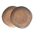HKliving Gradient Ceramics Dessertbord Ø 16 cm - Set van 2