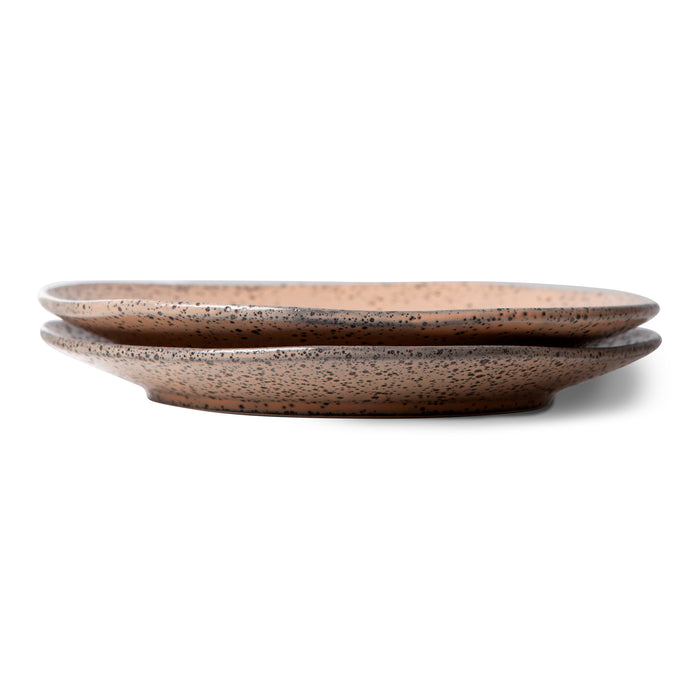 HKliving Gradient Ceramics Dessertbord Ø 16 cm - Set van 2