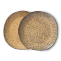 HKliving Gradient Ceramics Dessertbord Ø 16 cm - Set van 2