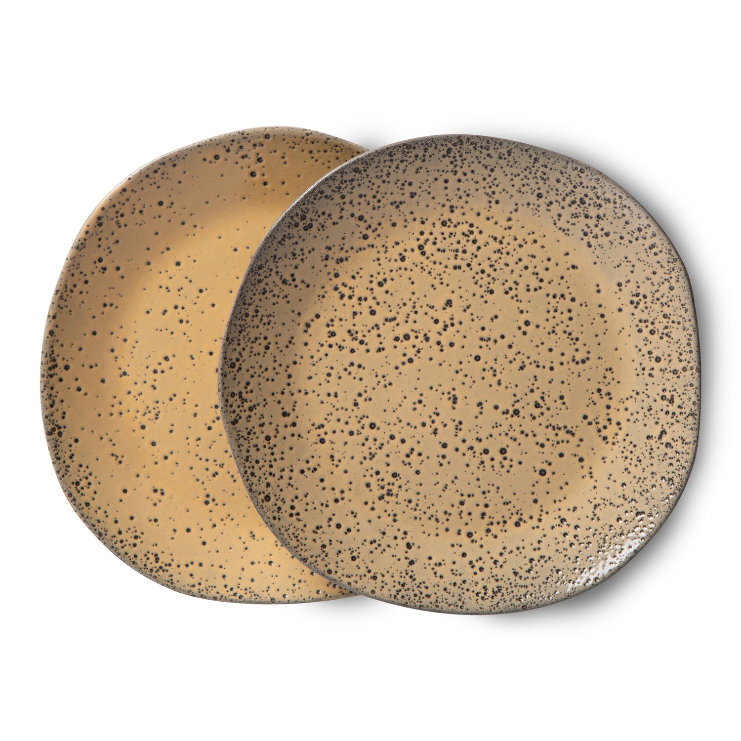 HKliving Gradient Ceramics Dessertbord Ø 16 cm - Set van 2