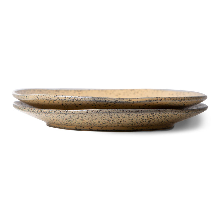 HKliving Gradient Ceramics Dessertbord Ø 16 cm - Set van 2