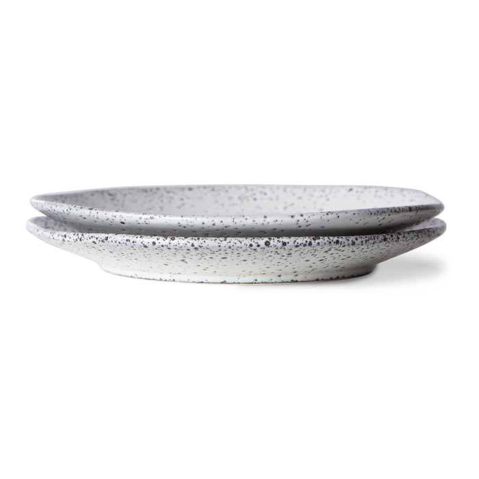 HKliving Gradient Ceramics Dessertbord Ø 16 cm - Set van 2