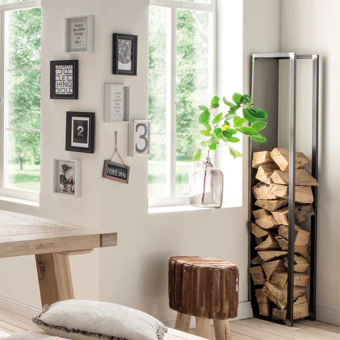 Spinder Design Cubic Fire Houtrek - Zwart