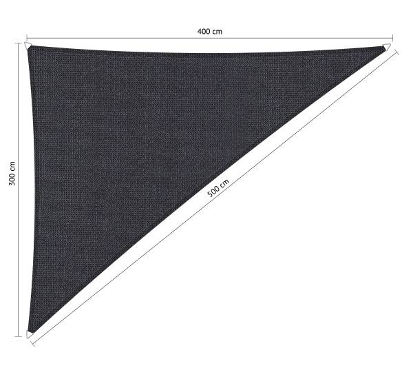 Shadow Comfort   90 graden driehoek 3x4x5m Carbon Black