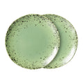 HKliving 70's Dessertbord Ø 17,5 cm - Set van 2 - Kiwi