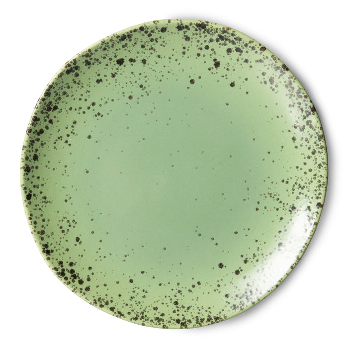 HKliving 70's Dessertbord Ø 17,5 cm - Set van 2 - Kiwi