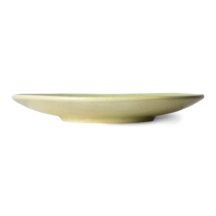 HKliving 70's Bord Ø 22 cm - Set van 2 - Pistachio