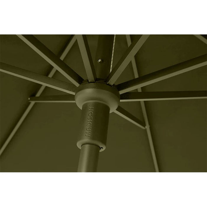 Madison Parasol Syros Luxe rond 350 cm saliegroen