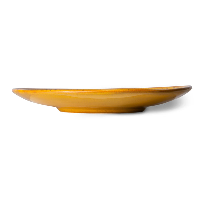 HKliving 70's Bord Ø 22 cm - Set van 2 - Autumn